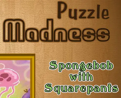 Puzzle Madness - Spongebob with Squarepants logo