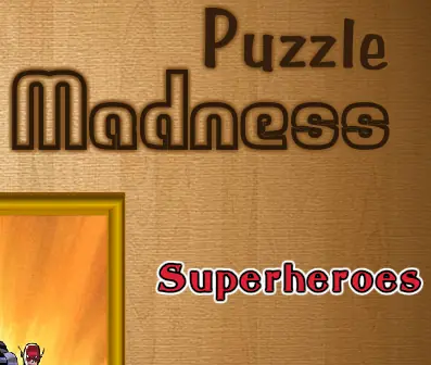 Puzzle Madness Superheroes logo
