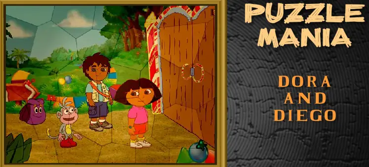Puzzle Mania: Dora And Diego logo