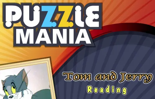 Puzzle Mania: Tom and Jerry Reading logo