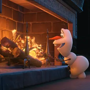 Puzzle: Olaf en la chimenea logo