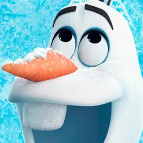 Puzzle: Olaf y la nieve logo