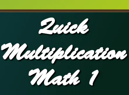 Quick Multiplication Math 1 logo