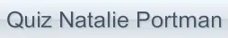 Quiz Natalie Portman logo
