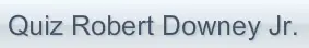 Quiz Robert Downey Jr. logo