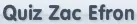 Quiz Zac Efron logo