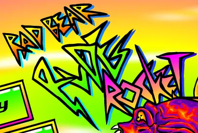 Rad Bear Rude Rocket logo