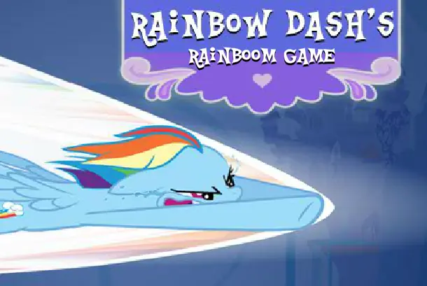 Rainbow Dash's Rainboom Game logo