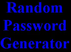 Random Password Generator logo