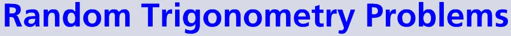 Random Trigonometry Problems logo