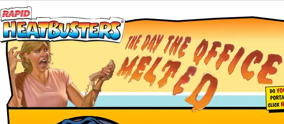 Rapid Heat Busters The Day The Office Melted logo