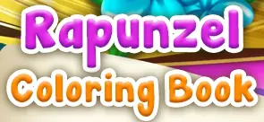 Rapunzel Coloring Book logo