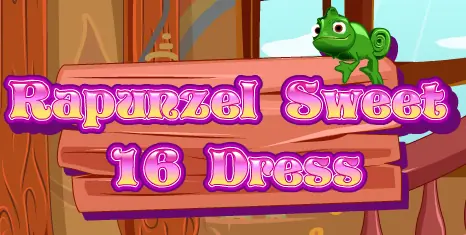 Rapunzel Sweet 16 Dress logo