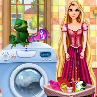 Rapunzel Washing Clothes logo