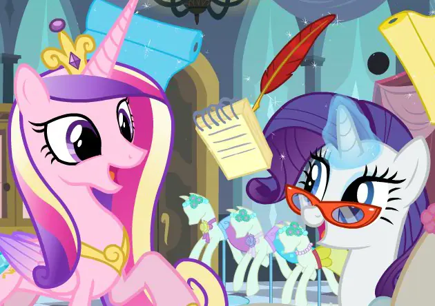 Rarity's Wedding Dress Design logo