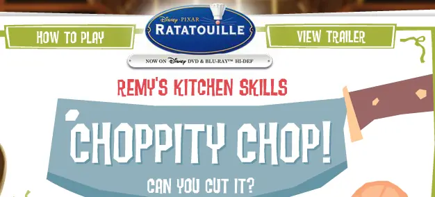 Ratatouille: Choppity Chop! logo
