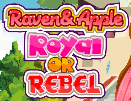 Raven & Apple Royal or Rebel logo