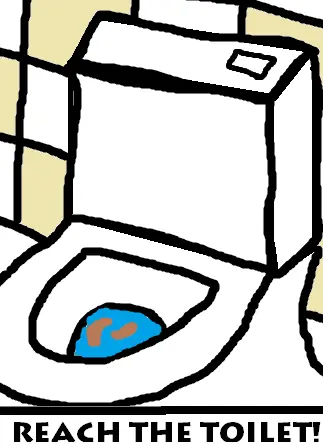 Reach The Toilet! logo