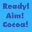 Ready! Aim! Cocoa! logo
