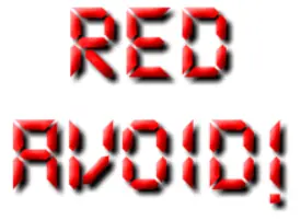 Red Avoid! logo