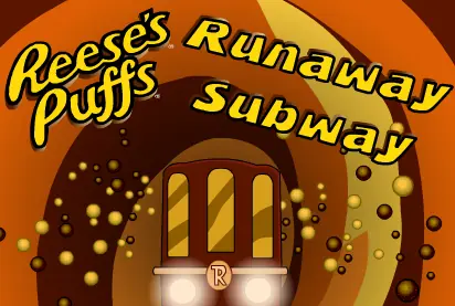 Reese's Puffs: Runaway Subway logo
