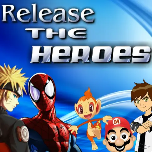Release the Heroes logo