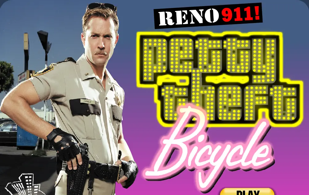 Reno 911: Petty Theft Bicycle logo