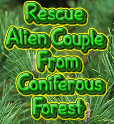 Rescue Alien Couple from Coniferous Forest logo