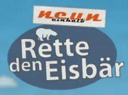 Rette den Eisbär logo