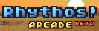 Rhythos! Arcade BETA logo