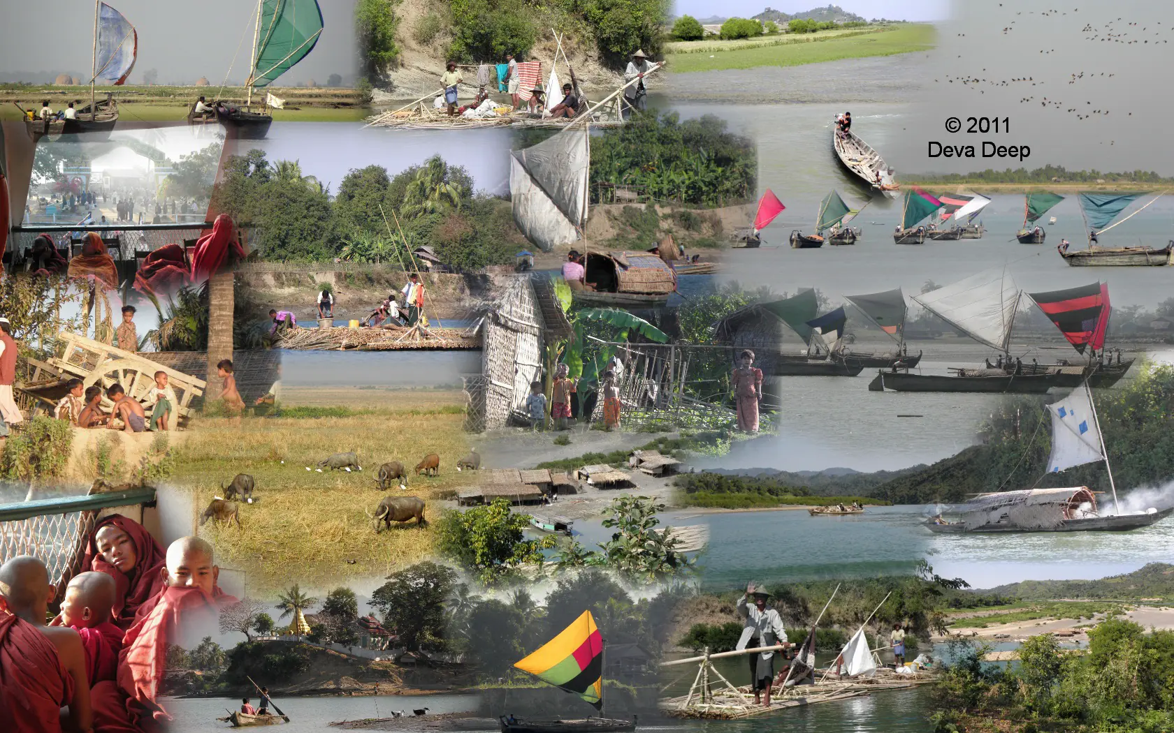 Rivers around Mrauk-U logo