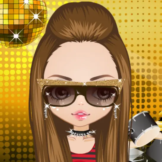 Rock 'N Roll Dress Up Game logo