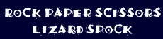 Rock Paper Scissors Lizard Spock logo