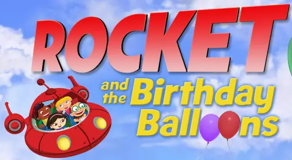Rocket and the Birthday Balloons logo