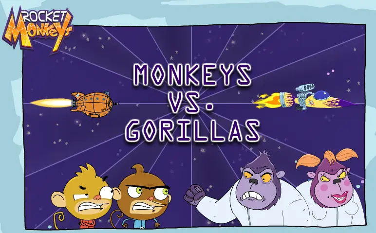 Rocket Monkeys Monkey's vs. Gorillas logo