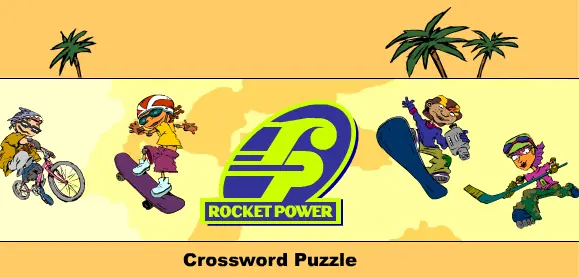 Rocket Power Crossword Puzzle logo
