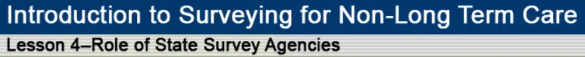 Role of State Survey Agencies logo