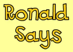 Ronald Says logo