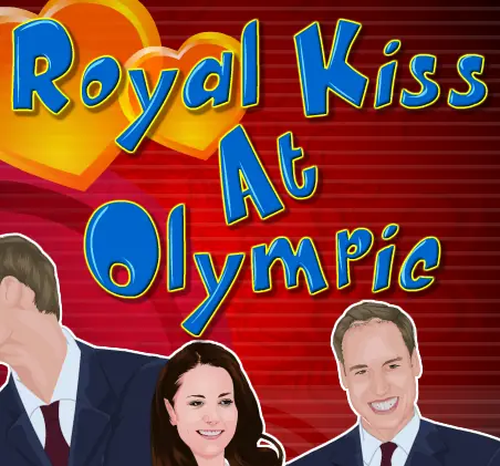 Royal Kiss at Olympic logo