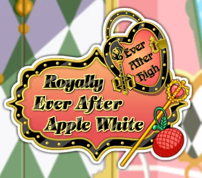 Royally Ever After Apple White logo