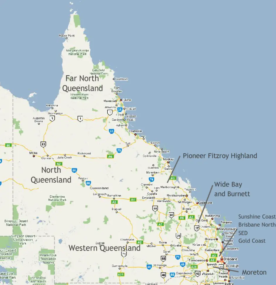 RSL Queensland Map logo