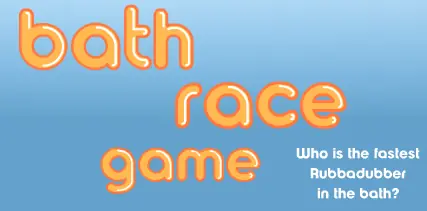Rubbadubbers Bath Race Game logo