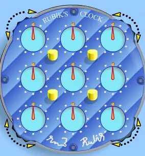 Rubik's Clock logo