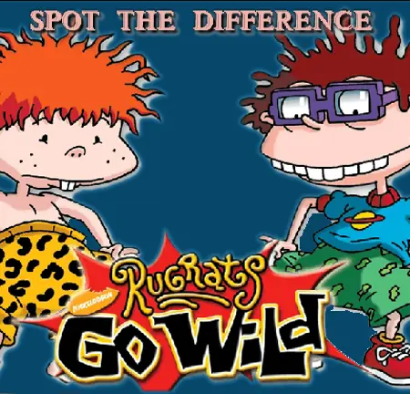 Rugrats Go Wild - Spot the Difference logo