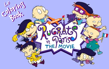 Rugrats In Paris: Le Coloring Book logo