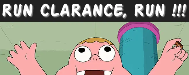 Run Clarence, Run!!! logo