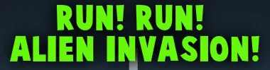 Run! Run! Alien Invasion! logo