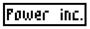 Running out of Power, Inc. logo