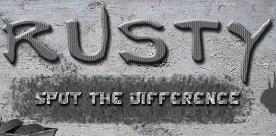 Rusty - Spot the Difference logo