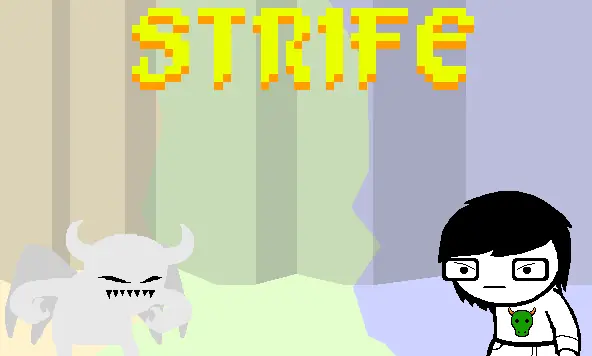 [S] Dan: STRIFE! logo
